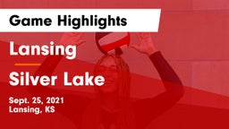 Lansing  vs Silver Lake  Game Highlights - Sept. 25, 2021