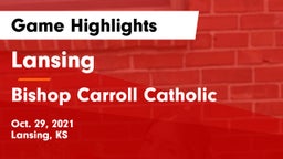 Lansing  vs Bishop Carroll Catholic  Game Highlights - Oct. 29, 2021
