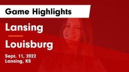 Lansing  vs Louisburg  Game Highlights - Sept. 11, 2022