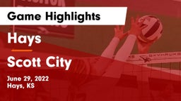 Hays  vs Scott City  Game Highlights - June 29, 2022
