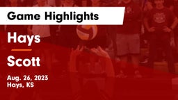 Hays  vs Scott  Game Highlights - Aug. 26, 2023
