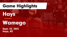 Hays  vs Wamego Game Highlights - Sept. 23, 2023