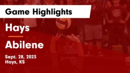 Hays  vs Abilene  Game Highlights - Sept. 28, 2023