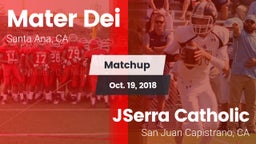 Matchup: Mater Dei High vs. JSerra Catholic  2018