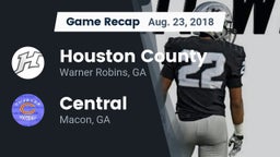 Recap: Houston County  vs. Central  2018