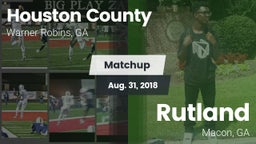 Matchup: Houston County High vs. Rutland  2018