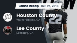 Recap: Houston County  vs. Lee County  2018