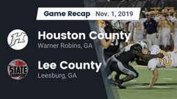 Recap: Houston County  vs. Lee County  2019