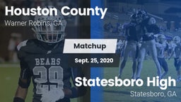 Matchup: Houston County High vs. Statesboro High 2020