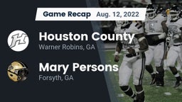 Recap: Houston County  vs. Mary Persons  2022