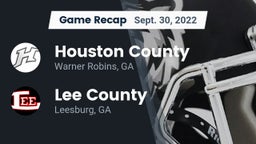 Recap: Houston County  vs. Lee County  2022