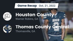 Recap: Houston County  vs. Thomas County Central  2022