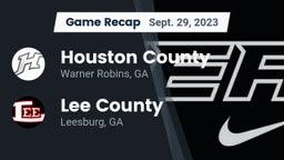 Recap: Houston County  vs. Lee County  2023