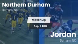 Matchup: Northern Durham vs. Jordan  2017
