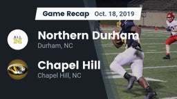 Recap: Northern Durham  vs. Chapel Hill  2019
