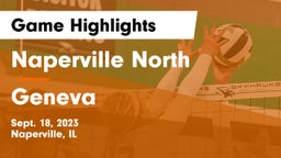 Naperville North  vs Geneva Game Highlights - Sept. 18, 2023