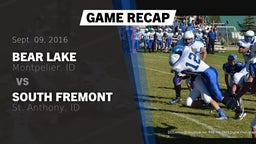 Recap: Bear Lake  vs. South Fremont  2016
