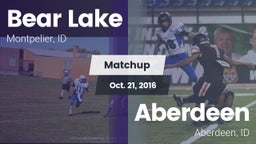 Matchup: Bear Lake High vs. Aberdeen  2016