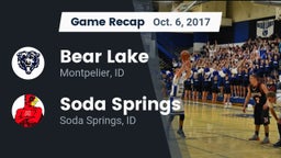 Recap: Bear Lake  vs. Soda Springs  2017
