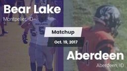 Matchup: Bear Lake High vs. Aberdeen  2017