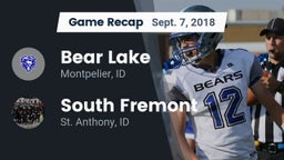Recap: Bear Lake  vs. South Fremont  2018