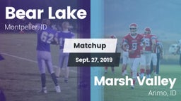 Matchup: Bear Lake High vs. Marsh Valley  2019