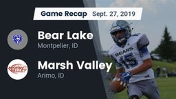 Recap: Bear Lake  vs. Marsh Valley  2019