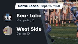 Recap: Bear Lake  vs. West Side  2020