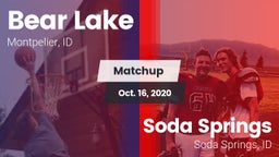 Matchup: Bear Lake High vs. Soda Springs  2020