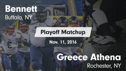 Matchup: Bennett  vs. Greece Athena  2016
