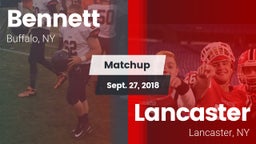 Matchup: Bennett  vs. Lancaster  2018