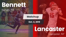 Matchup: Bennett  vs. Lancaster  2019