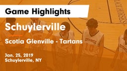 Schuylerville  vs Scotia Glenville - Tartans Game Highlights - Jan. 25, 2019