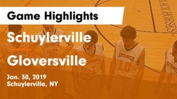 Schuylerville  vs Gloversville Game Highlights - Jan. 30, 2019