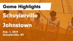 Schuylerville  vs Johnstown Game Highlights - Feb. 1, 2019