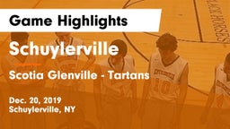 Schuylerville  vs Scotia Glenville - Tartans Game Highlights - Dec. 20, 2019