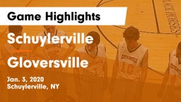 Schuylerville  vs Gloversville  Game Highlights - Jan. 3, 2020