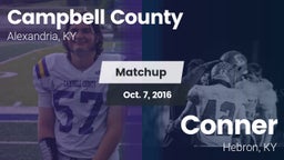 Matchup: Campbell County vs. Conner  2016