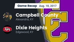 Recap: Campbell County  vs. Dixie Heights  2017