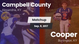 Matchup: Campbell County vs. Cooper  2017