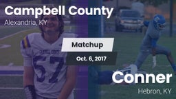 Matchup: Campbell County vs. Conner  2017
