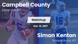 Matchup: Campbell County vs. Simon Kenton  2017