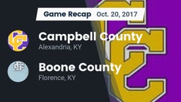 Recap: Campbell County  vs. Boone County  2017