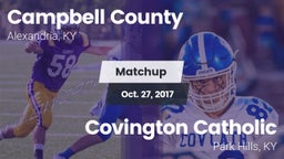 Matchup: Campbell County vs. Covington Catholic  2017