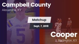 Matchup: Campbell County vs. Cooper  2018