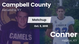 Matchup: Campbell County vs. Conner  2018