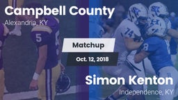 Matchup: Campbell County vs. Simon Kenton  2018