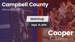 Matchup: Campbell County vs. Cooper  2019