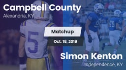 Matchup: Campbell County vs. Simon Kenton  2019