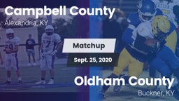 Matchup: Campbell County vs. Oldham County  2020